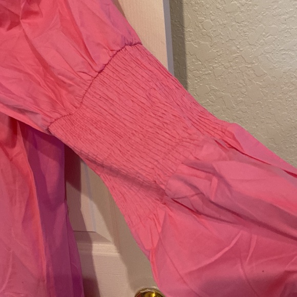 Boohoo Pink Mini Dress Cotton Size 22 - Picture 2 of 4